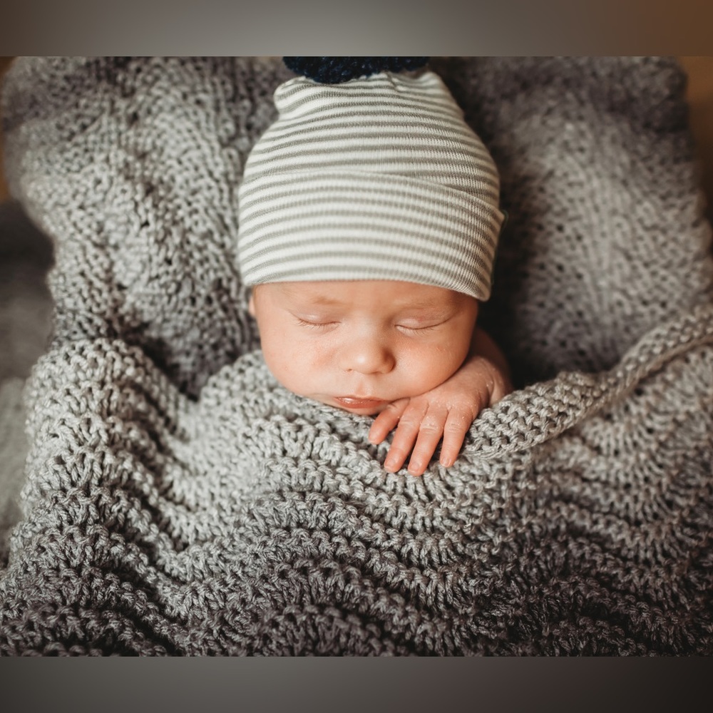 Handmade Knitted Baby Blanket
